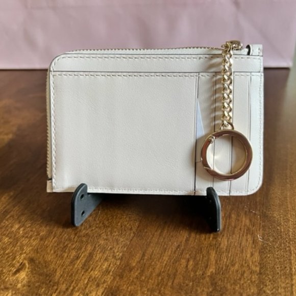 Kate Spade Wild Petal Medium L-Zip Card Holder - Picture 2 of 5